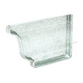 Amerimax Home Products 2.875 in. H X 0.5 in. W X 4 in. L Silver Galvanized Steel K Gutter End Cap 15206